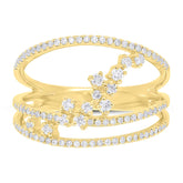 0.43ct 18k Yellow Gold Diamond Lady's Ring